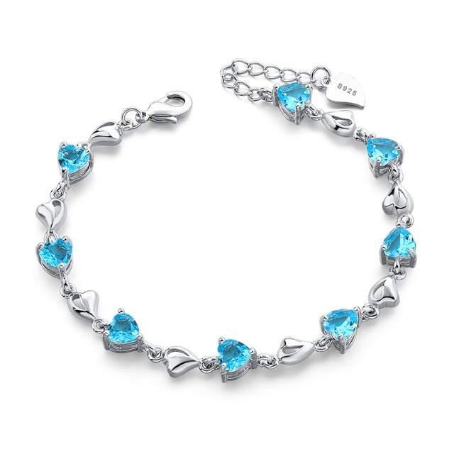 Silver Unique Cubic Zirconia Bracelet