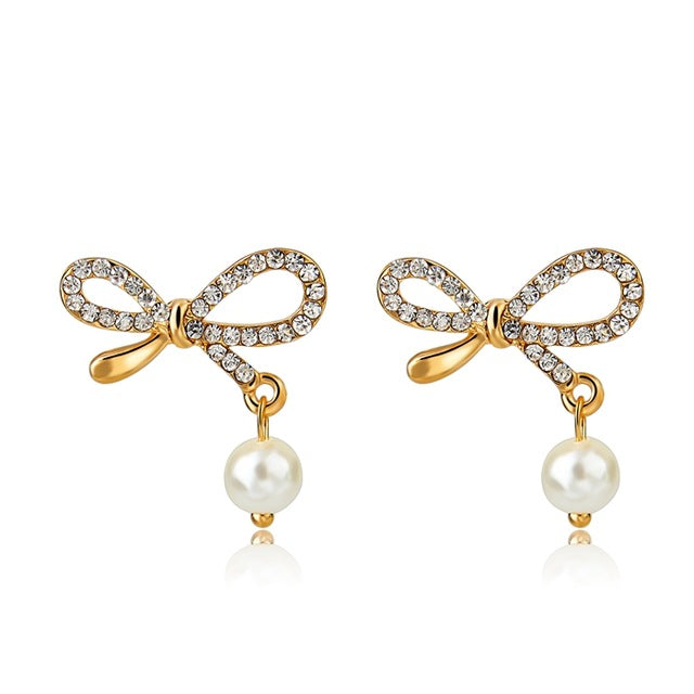 Simulated Pearl Women Stud Earings