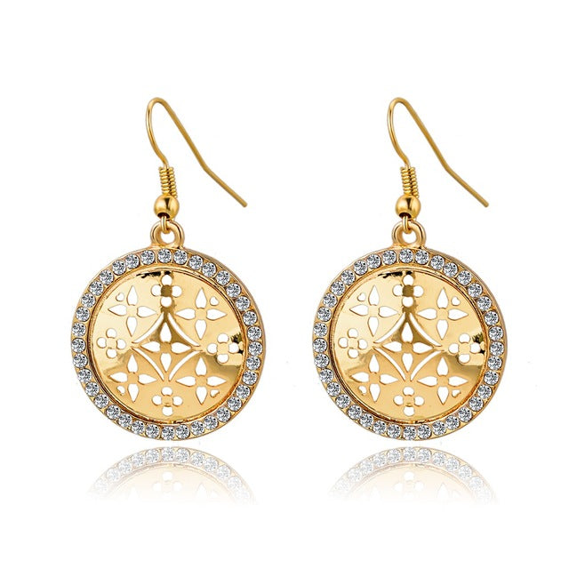 Vintage Gold/Silver Pendant Earring