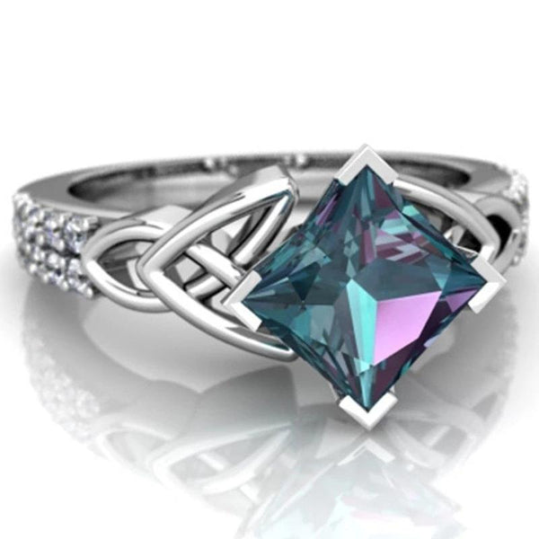 Mysterious Rainbow Cubic Zirconia Ring