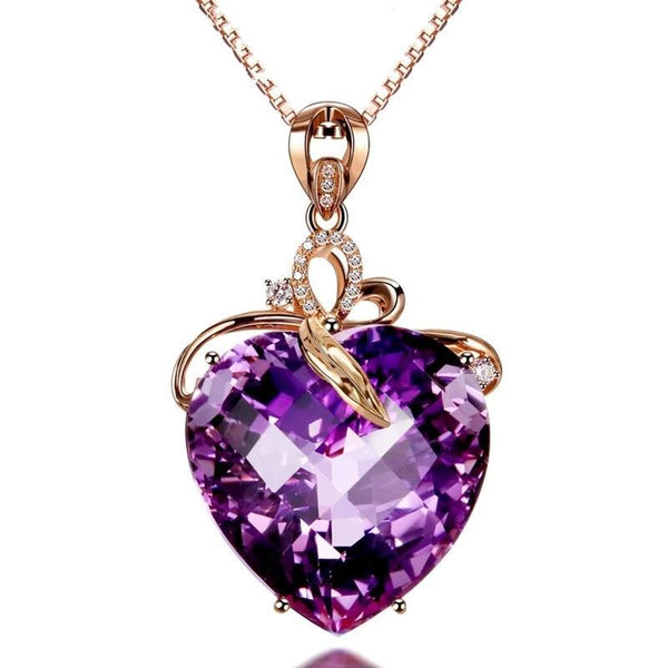 Purple Stone Cubic Zirconia Vintage Jewelry