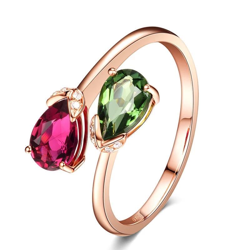 Two Color Water Drop Stone