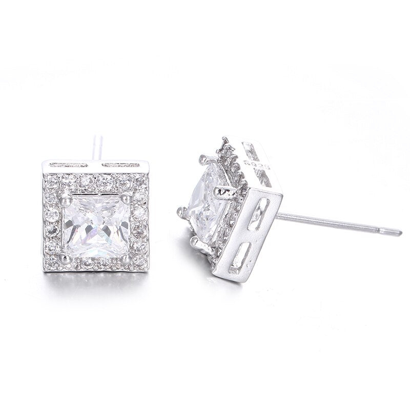 Small Square Earrings